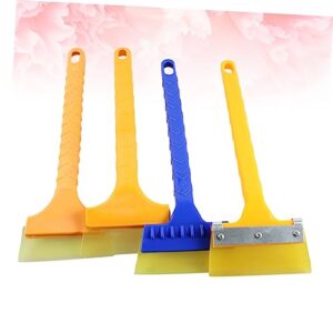 Yardwe 4 Pcs Car Snow Brush with Squeegee Windshield Snow Shovel Snow Brush Scraper Snow Brush Ice Shovel car Vehicle Snow Removal Auto ice Shovel Tendon Snow Shovel Automatic Film