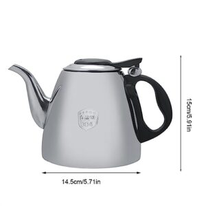 Ikunde 2l 5L Stainless Steel Stove top Teapot Tea Coffee Pot Kettle Heat Resistant Handle 5L