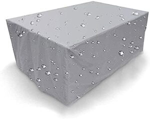 qiny outdoor furniture covers waterproof rain snow dust wind-proof oxford fabric garden lawn patio furniture covers 23.8.22 (color : silver, size : 270x180x89cm)