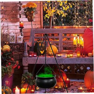 Witches Cauldron Large Witches Cauldron on Tripod with Lights Halloween Decorations Black Witch Decor for Outedoor Halloween Yard Decorations Home Decor