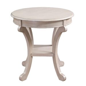 xinxiandm round wood pedestal side table side table living room single round nightstand small end tables for small spaces white