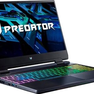 Acer Predator Helios 300 Gaming Laptop, Intel 14-Core i7-12700H, 15.6" FHD 165Hz IPS Display, NVIDIA GeForce RTX 3060, 64GB DDR5 2TB SSD, Per-Key RGB Backlit KB, Thunderbolt 4, WiFi 6E, Win11 Pro