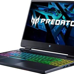 Acer Predator Helios 300 Gaming Laptop, Intel 14-Core i7-12700H, 15.6" FHD 165Hz IPS Display, NVIDIA GeForce RTX 3060, 64GB DDR5 2TB SSD, Per-Key RGB Backlit KB, Thunderbolt 4, WiFi 6E, Win11 Pro