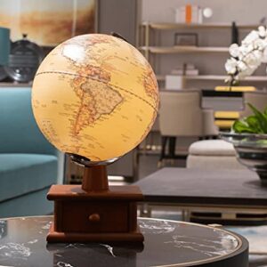 geographic globe Illuminated Globe 8 Inch Diameter AR Educational Globes Of The World With Drawer Stand And Touch Lamp Child Light Up Globe Lamp world globe gift (World Globe Lamp