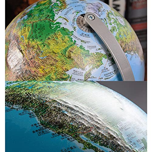 geographic globe Illuminated Globe 8 Inch Diameter AR Educational Globes Of The World With Drawer Stand And Touch Lamp Child Light Up Globe Lamp world globe gift (World Globe Lamp