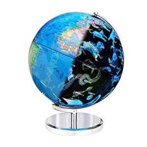 geographic globe interactive globe led illuminated constellations at night ar educational globes of the world with stand smart globe for kids world globe gift (diameter 25cm/9.8in+