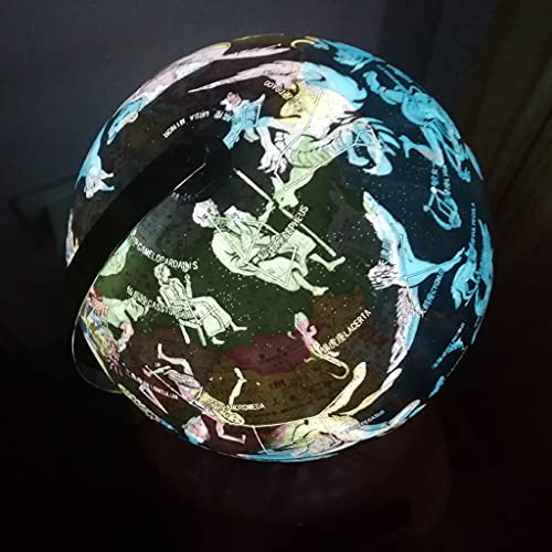 geographic globe Interactive Globe LED Illuminated Constellations At Night AR Educational Globes Of The World With Stand Smart Globe For Kids world globe gift (Diameter 25cm/9.8in+