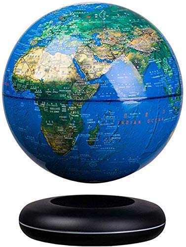 Floating Globe, 8" Magnetic Levitation Floating Globe Anti Gravity Rotating World Map LED Globe for Children Educational Gift
