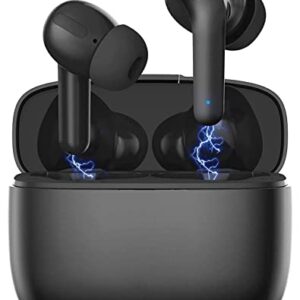 MOFRED Wireless Earbuds Bluetooth 5.0 Headphones with 30H Cycle Playtime Built-in Mic IPX6 Waterproof Headsets with Charging Case for in-Ear Buds Stereo Earphones for Android etc