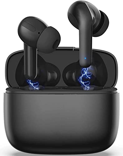 MOFRED Wireless Earbuds Bluetooth 5.0 Headphones with 30H Cycle Playtime Built-in Mic IPX6 Waterproof Headsets with Charging Case for in-Ear Buds Stereo Earphones for Android etc