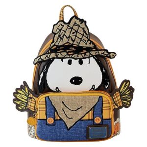 loungefly peanuts snoopy scarecrow cosplay mini backpack