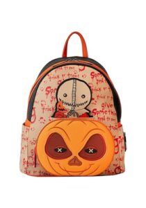 loungefly trick 'r treat sam pumpkin mini backpack