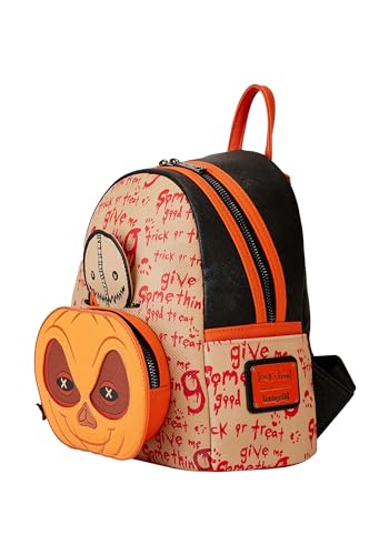 Loungefly Trick 'r Treat Sam Pumpkin Mini Backpack