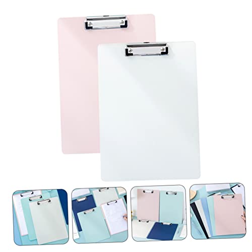 Tofficu Clipboard 8 Pcs Writing pad exam Paper Clips Pencil Sketch Hand Support Plastic Folder Pencils Magnetic Suction Clipboard Drawing Writing Plate Writing Support Plate Clipboards a4