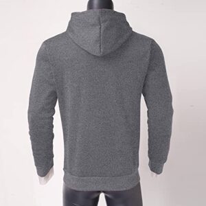 Hoodies for Men, Men's Workout Hoodie Casual Lightweight Gym Athletic Sweatshirts Fashion Pullover Hooded with Kanga Pocket