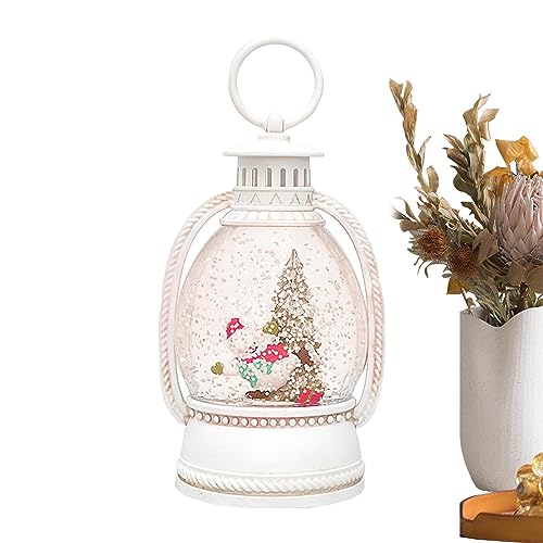 Snow Scene Lamp - Christmas Lanterns Snow Globes,Built-in Light-up Design Christmas Lanterns, Snowman Christmas Decorations for Children Gifts Buogint