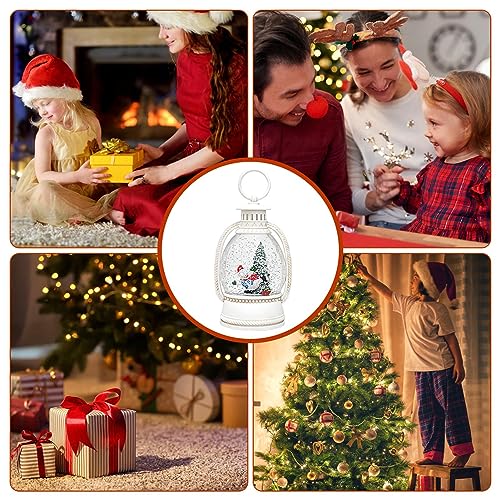 Snow Scene Lamp - Christmas Lanterns Snow Globes,Built-in Light-up Design Christmas Lanterns, Snowman Christmas Decorations for Children Gifts Buogint