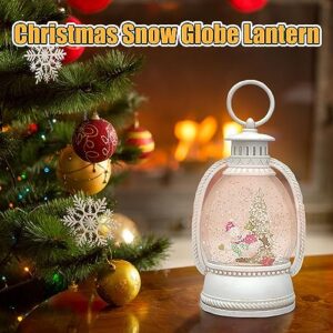 Snow Scene Lamp - Christmas Lanterns Snow Globes,Built-in Light-up Design Christmas Lanterns, Snowman Christmas Decorations for Children Gifts Buogint