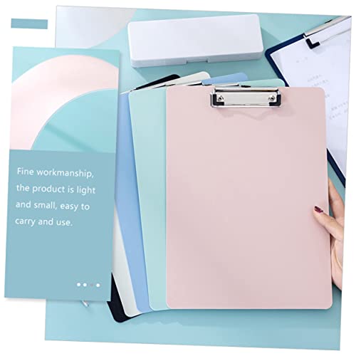 Tofficu 10 Pcs Writing pad exam Paper Clips Pencil Sketch Hand Support Plastic folders Paper folders Paper File Organizer Magnetic Suction Clipboard Pencil Sketch Clipboard Clip Boards a4