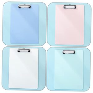 Tofficu 10 Pcs Writing pad exam Paper Clips Pencil Sketch Hand Support Plastic folders Paper folders Paper File Organizer Magnetic Suction Clipboard Pencil Sketch Clipboard Clip Boards a4