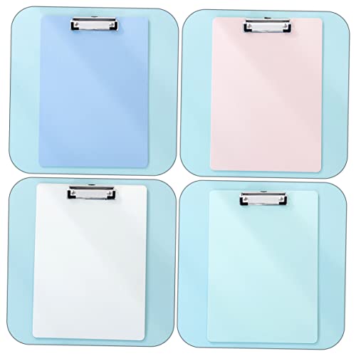 Tofficu 10 Pcs Writing pad exam Paper Clips Pencil Sketch Hand Support Plastic folders Paper folders Paper File Organizer Magnetic Suction Clipboard Pencil Sketch Clipboard Clip Boards a4