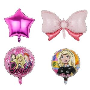 MC TTL- Party Balloons for Barbie Birthday Party Baby Shower Decorations.（2）