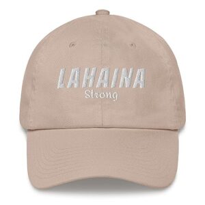 lahaina strong praise hawaii island recover relief family sunset dad hat stone