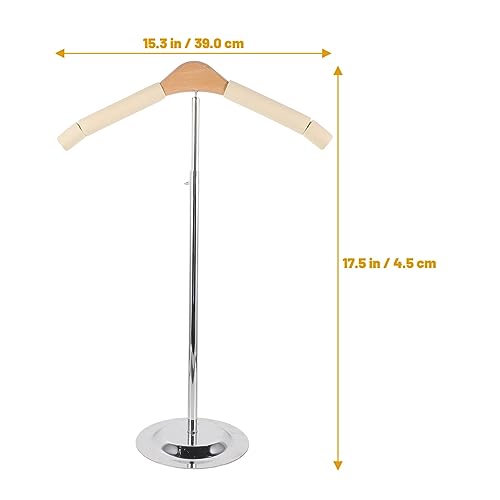 COHEALI Adjustable T Shirt Display Flexible Shoulder Stand Shirt Rack Portable Hanging Metal Clothes Hanger Rack for Clothing Garment Coat Retail Vendor