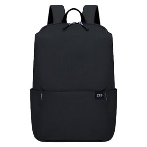 wabtum vintage backpack travel laptop backpack with usb charging port for women men college backpack laptop black