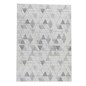 GAOMON Modern Area Rug 5x7 Modern Distressed Rug Ultra Soft Indoor Fuzzy Floor Cover for Living Room Bedroom Non-Slip Non-Shedding Home Office Floor Carpet Low Pile Contemporary Abstract Rug Grey