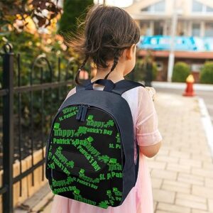 Happy St.Patrick's Day Mini Backpack Cute Travel Bag with Pocket Shoulder Bag Ligntweight Daypack Durable Back Pack