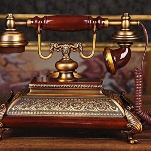 Telephone High-end Retro Telephone Home Office Business Landline Pure Hand-Built Fixed Telephone 280210230mm