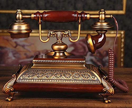 Telephone High-end Retro Telephone Home Office Business Landline Pure Hand-Built Fixed Telephone 280210230mm