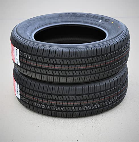 Suretrac Comfortride All-Season Touring Radial Tire-225/60R16 225/60/16 225/60-16 98H Load Range SL 4-Ply BSW Black Side Wall