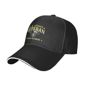 joocla u.s. army veteran - proud to serve baseball cap sports beach back buckle brim adjustable hat