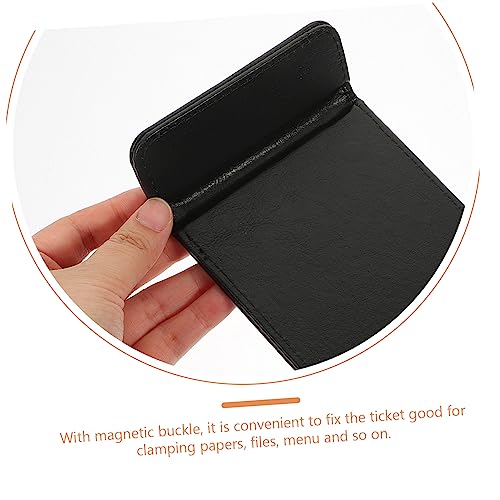 NOLITOY 2pcs Bill Folder Pocket Note pad Mini Notepad Office File folders Checks Small Server notepads Planner clipboard Real Estate Writing Board exam Paper Clips Writing Supplies Letter