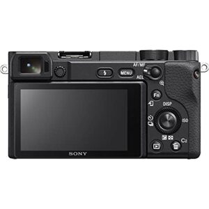 Sony a6400 Mirrorless Camera (ILCE-6400/B) + Sony FE PZ 16-35mm Lens + Filter Kit + Wide Angle Lens + Color Filter Kit + Bag + 64GB Card + NPF-W50 Battery + Corel Photo Software + More (Renewed)