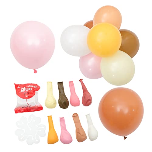 Abaodam 9 Sets Orange Decor Orange Ballons Christmas Wreath Daisy Balloons Flower Decorations Daisy Decor Emulsion Birthday Balloons Groovy Party Decorations Flower Balloon Garland Wedding