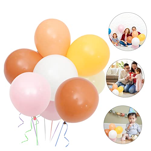 Abaodam 9 Sets Orange Decor Orange Ballons Christmas Wreath Daisy Balloons Flower Decorations Daisy Decor Emulsion Birthday Balloons Groovy Party Decorations Flower Balloon Garland Wedding