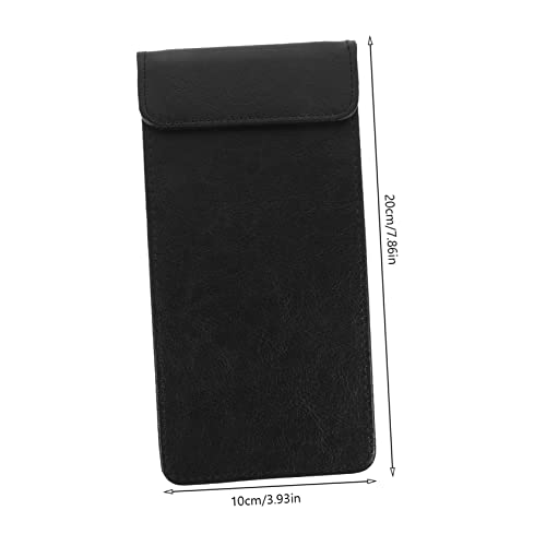 BESTOYARD 4pcs Bill Folder Foldover clipboard Mini Pocket clipboard Small Server notepads Notepad clipboard a4 hardboard Leather Low Profile Clip Checks pu Leather Office Business Wine Clip