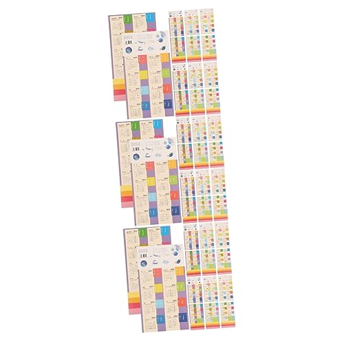 MAGICLULU 27 Packs Calendar Index Stickers Book tabs 2023 Binder Office Planner tabs Numbers Stickers Colored Labels Digital Notepad Month Index Stickers DIY Calendar Sticker tabs