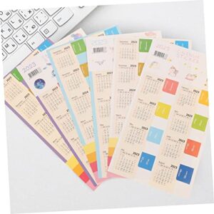 MAGICLULU 27 Packs Calendar Index Stickers Book tabs 2023 Binder Office Planner tabs Numbers Stickers Colored Labels Digital Notepad Month Index Stickers DIY Calendar Sticker tabs