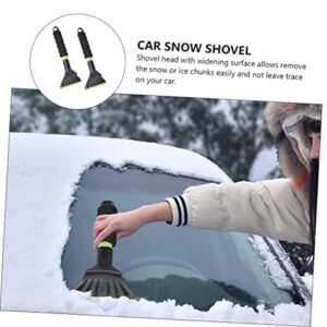 Happyyami 6 pcs Snow Shovel car Accessory ice Removal Tool car Window Squeegee car Tools Windshield Snow Scraper Ice Removing Tool Car Cleaning Tool Heavy Window Scraper defrosting Spatula