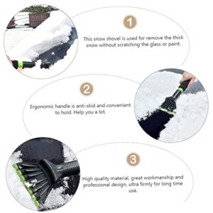 Happyyami 6 pcs Snow Shovel car Accessory ice Removal Tool car Window Squeegee car Tools Windshield Snow Scraper Ice Removing Tool Car Cleaning Tool Heavy Window Scraper defrosting Spatula