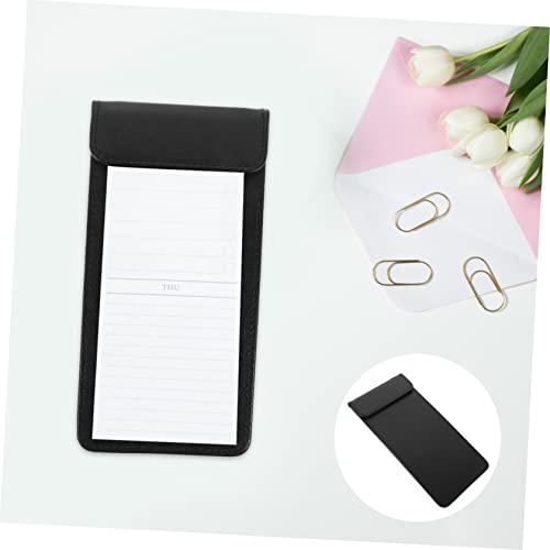 Cabilock 5pcs Bill Folder Mini Notepad Nurse Note pad Decorative Paper Clips Low Profile Clip Boards clipboard Standard Clip Mini memo clipboards Office Supply exam Paper Clips Paper Base