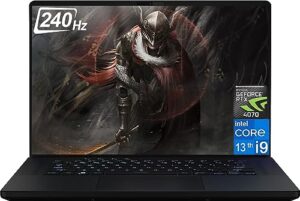 asus 2023 newest rog zephyrus m16 gaming laptop, 16" qhd 240hz display, intel core i9-13900h (14-core), geforce rtx 4070, 32gb ddr5 ram, 2tb ssd, wi-fi 6, backlit keyboard, usb-a&c, windows 11 home