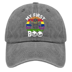 center pumpkin ghost rainbow caps hunting hat pigment gray running hat men gifts for boyfriends workout cap