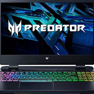 acer Predator Helios 300 Gaming & Entertainment Laptop (Intel i7-12700H 14-Core, 32GB DDR5 4800MHz RAM, 2x512GB PCIe SSD (1TB), GeForce RTX 3060, 15.6" 165 Hz Win 11 Home) with DV4K Dock