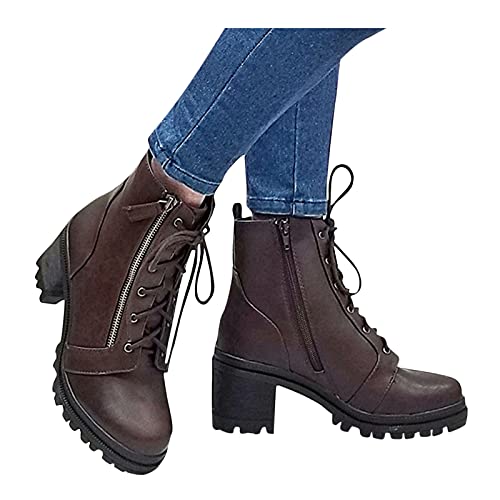 YfiDSJFGJ cowboy boots women up lace heel chunky short pointed toe low chunky heel chunky block heel square-toe comfortable short boots knee boots