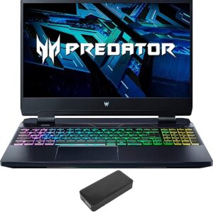 acer Predator Helios 300 Gaming & Entertainment Laptop (Intel i7-12700H 14-Core, 64GB DDR5 4800MHz RAM, 4TB PCIe SSD, GeForce RTX 3060, 15.6" 165 Hz Win 11 Pro) with DV4K Dock